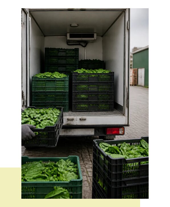 Перевозка шпината в Новотроицк с сохранением свежести продукции